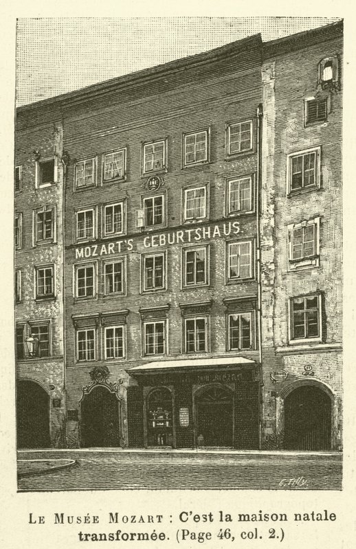 Le Musee Mozart (engraving) 作者 法语学校