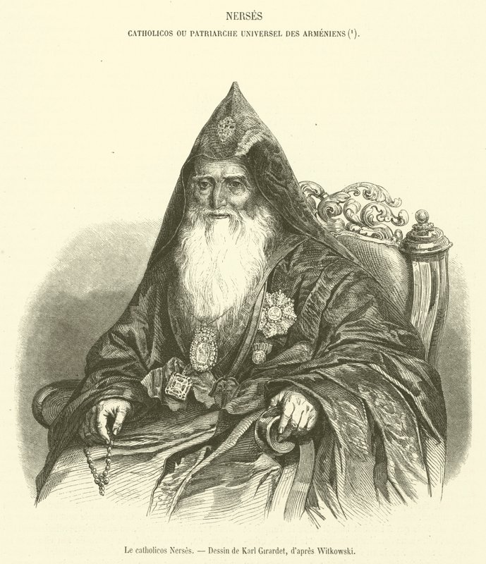 Le catholicos Nerses （雕刻） 作者 法语学校