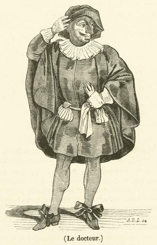 Le docteur (engraving) 作者 法语学校