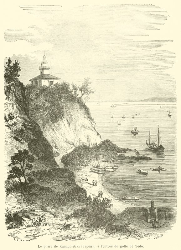 Le phare de Kannon-Saki (Japon), a l