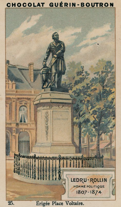 Ledru-Rollin，Politician，1807-1874，Erigee Place Voltaire 作者 法语学校