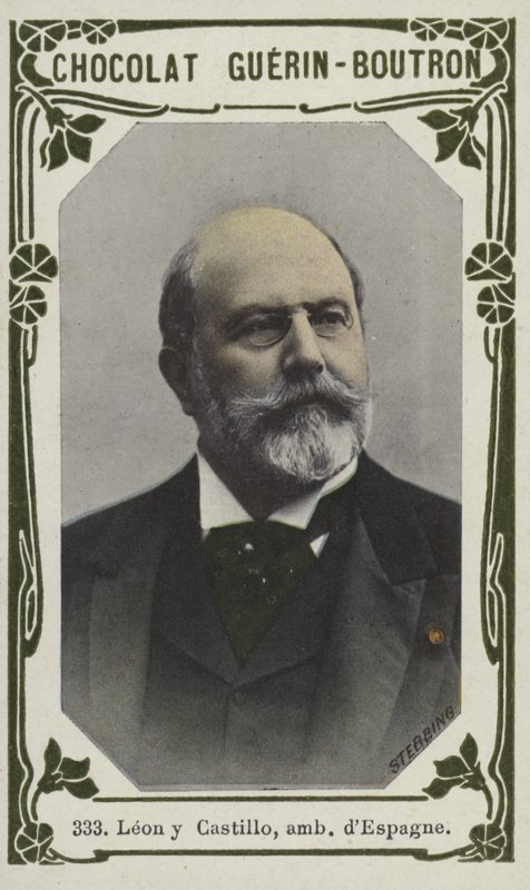 Leon y Castillo，ambassadeur dEspagne（彩色照片） 作者 法语学校
