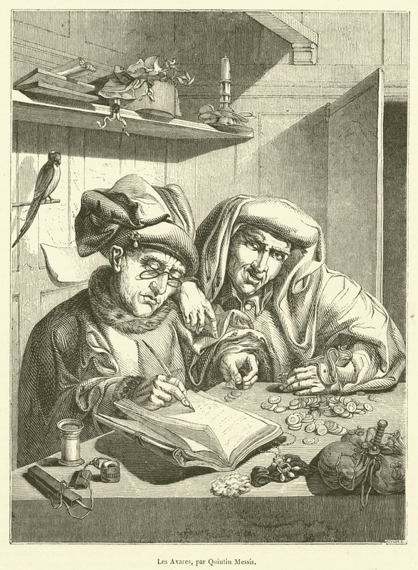 Les Avares (engraving) 作者 法语学校