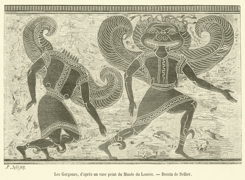 Les Gorgones (雕刻) 作者 法语学校