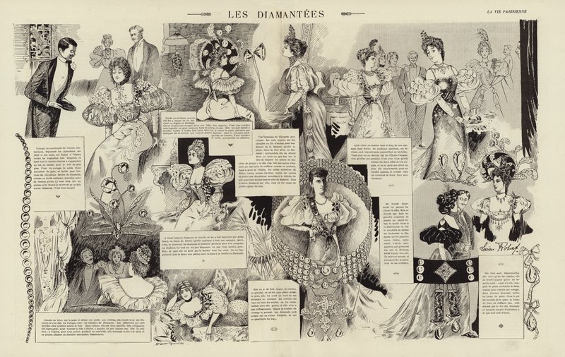 Les diamantees（雕刻）。 作者 法语学校