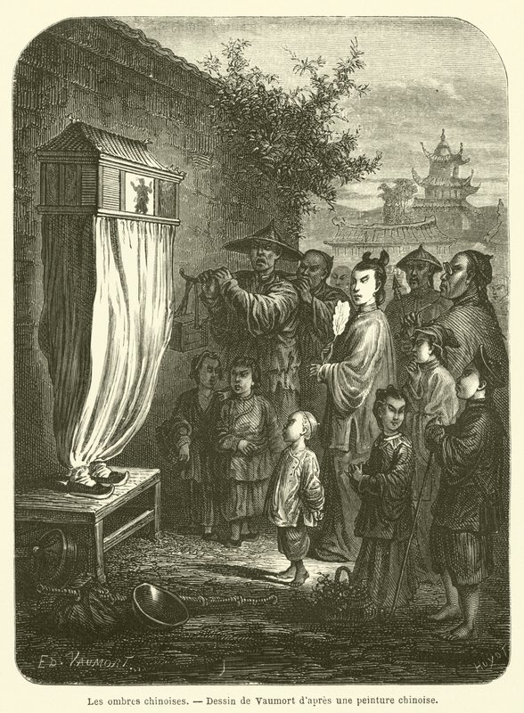 Les ombres chinoises (engraving) 作者 法语学校