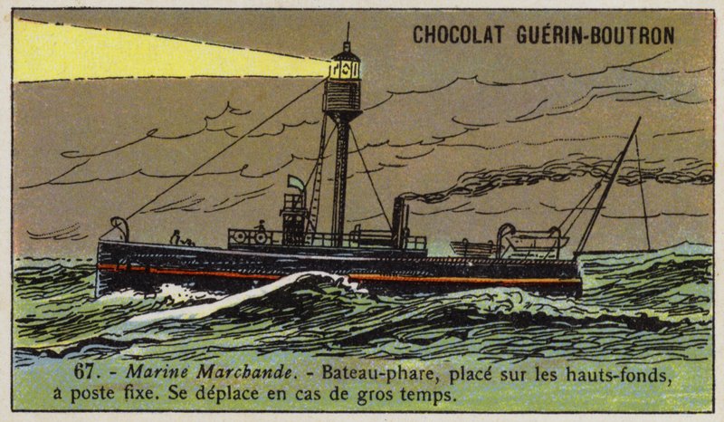 Lightship (chromolitho) 作者 法语学校