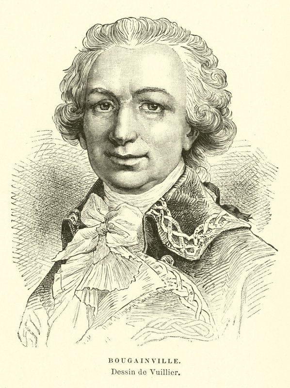 Louis Antoine de Bougainville，法国海军上将和探险家 作者 法语学校