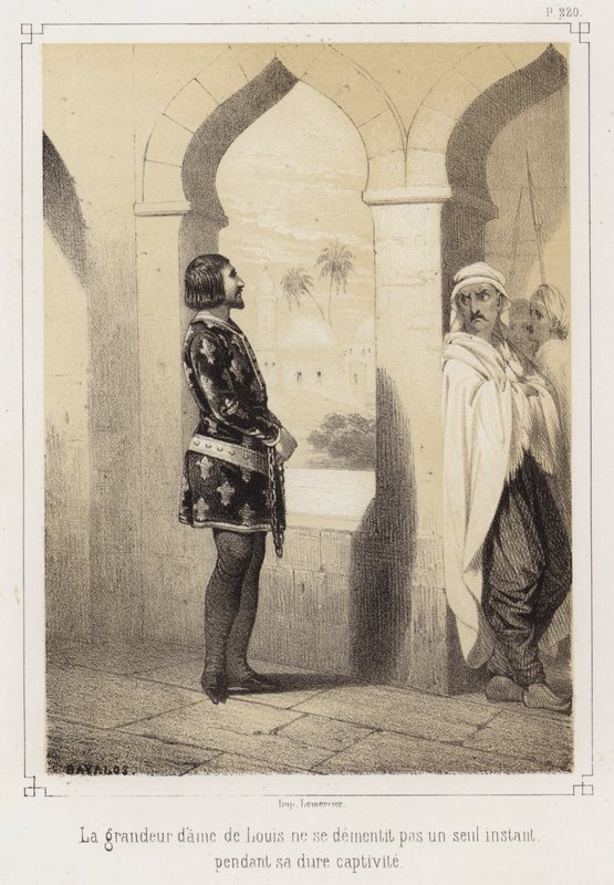 Louis IX of France in the captivity of the Egyptians 作者 法语学校