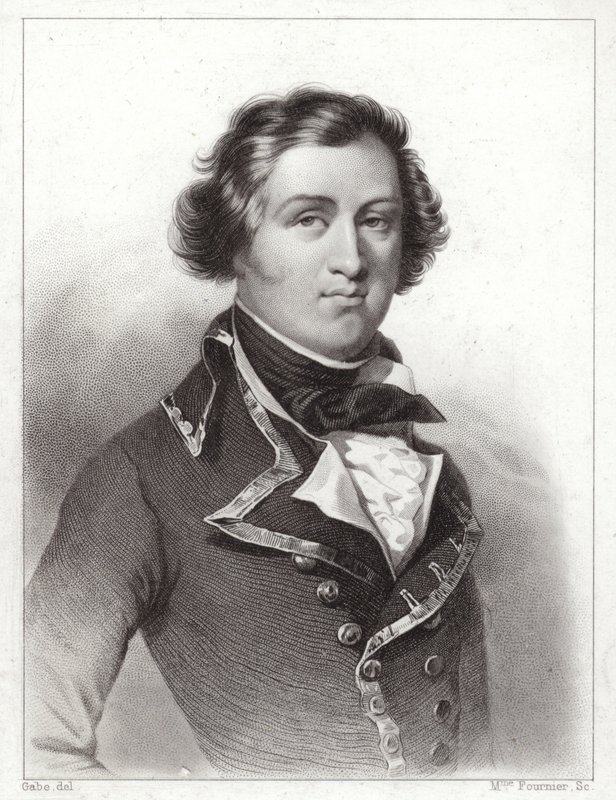 Louis Philippe of Orleans, Duke of Chartres, later King Louis Philippe I of France (engraving) 作者 法语学校