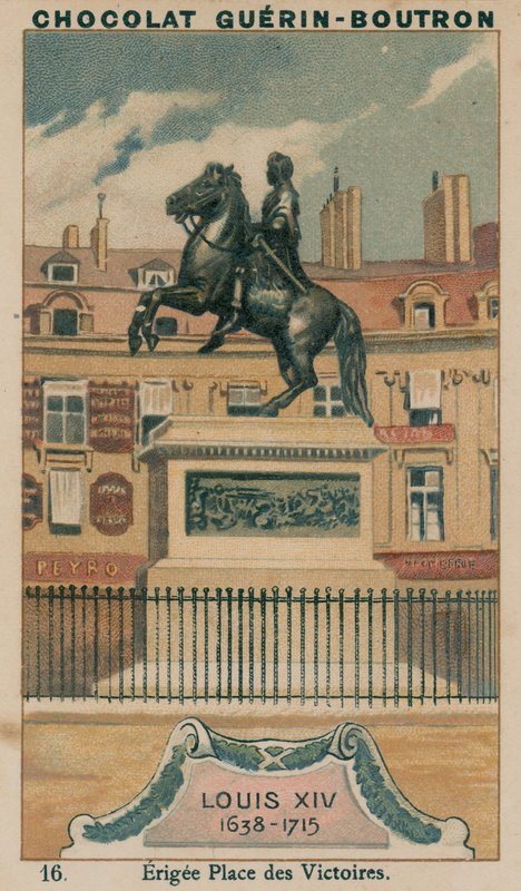 路易十四，1638-1715，Erigee Place des Victoires 作者 法语学校