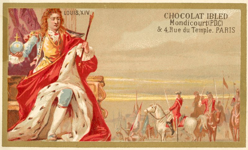 Louis XIV of France (chromolitho) 作者 法语学校