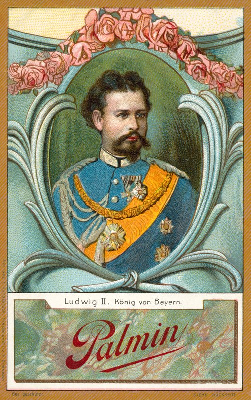 Ludwig II, King of Bavaria (chromolitho) 作者 法语学校