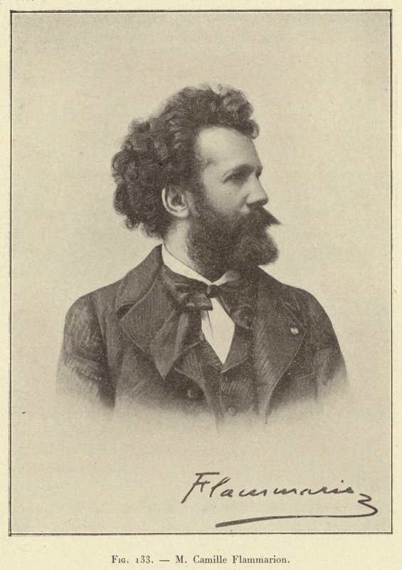 M Camille Flammarion (雕刻) 作者 法语学校