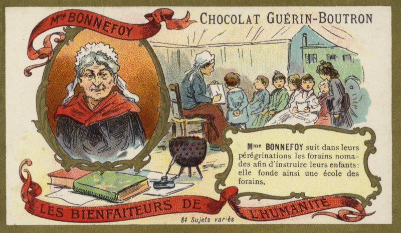 Madame Bonnefoy, French philanthropist (chromolitho) 作者 法语学校