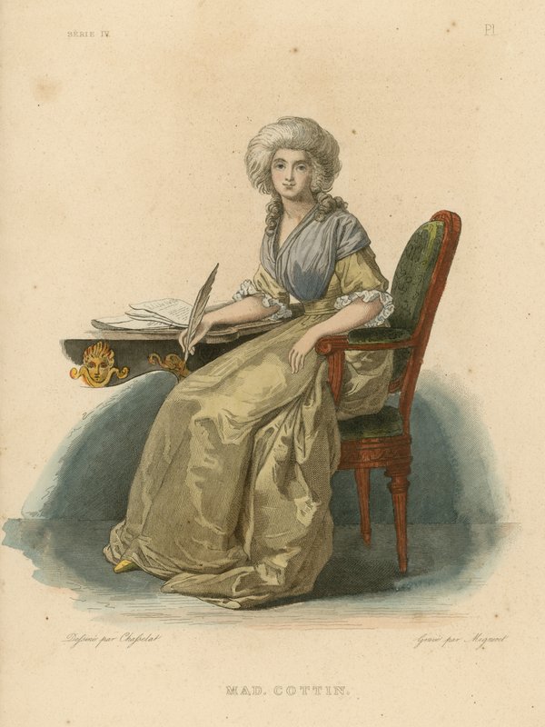 Madame Cottin (coloured engraving) 作者 法语学校