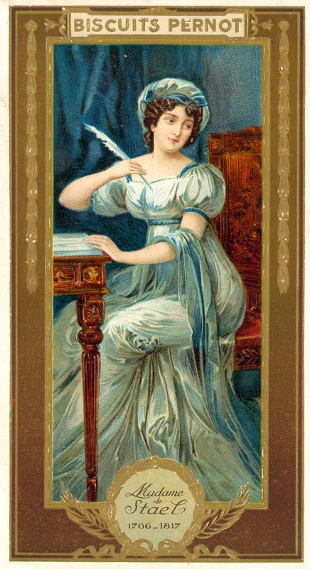 Madame de Stael, French writer (chromolitho) 作者 法语学校