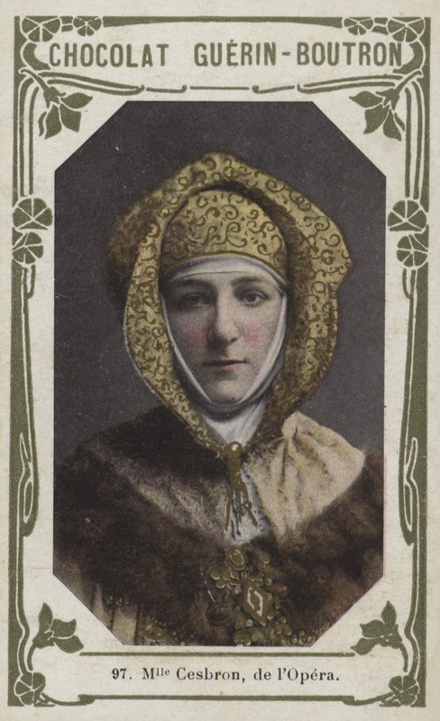 Madeeiselle Cesbron，de lOpera（彩色照片） 作者 法语学校
