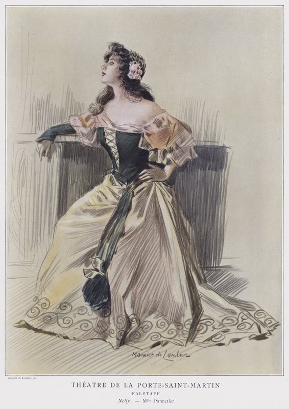 Mademoiselle Pannetier饰演法里斯塔夫的Nelly 作者 法语学校