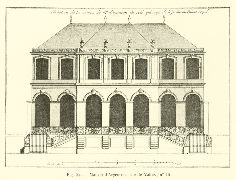 Argenson House，rue de Valois，no.10 作者 法语学校