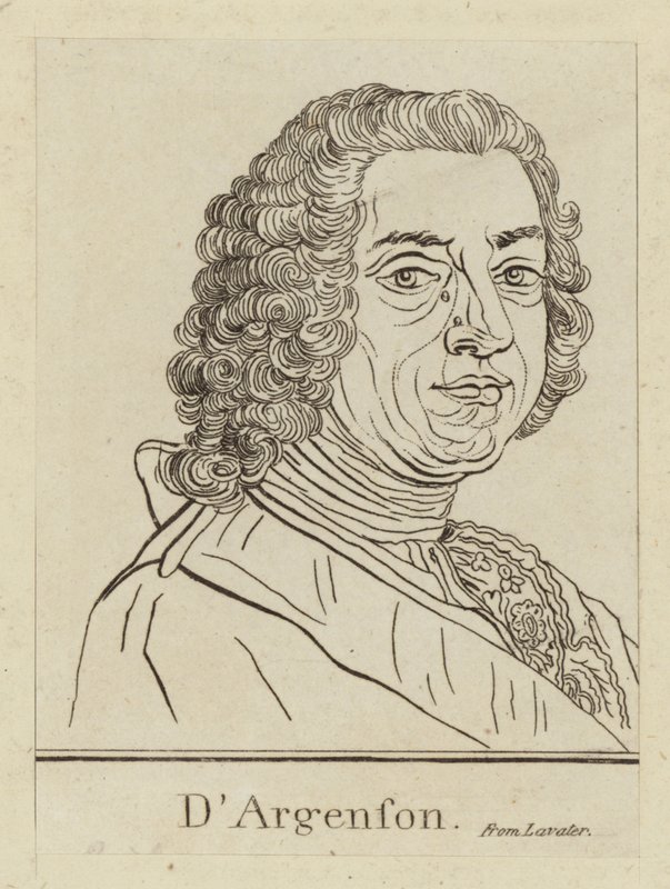 Marc-Pierre de Voyer de Paulmy dArgenson，法国政治家 作者 法语学校