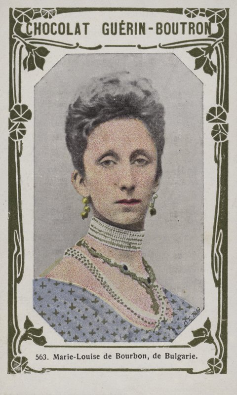 来自保加利亚的Marie-Louise de Bourbon（彩色照片） 作者 法语学校