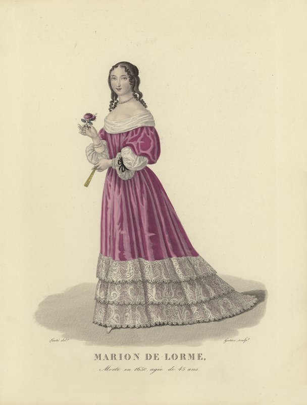 Marion de Lorme，法国名妓 作者 法语学校