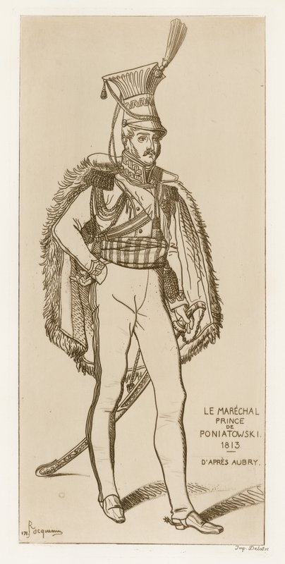 元帅波尼亚托夫斯基元帅，1813年 作者 法语学校