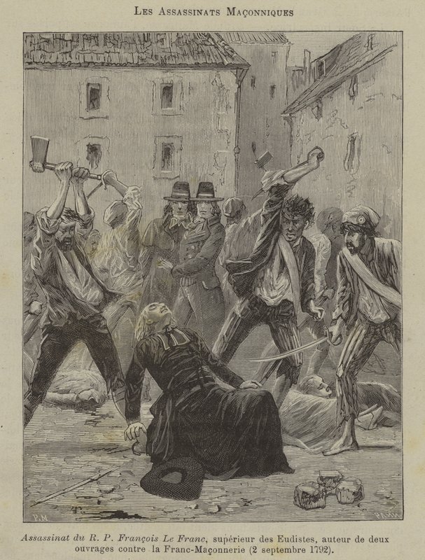 Masonic assassinations (engraving) 作者 法语学校