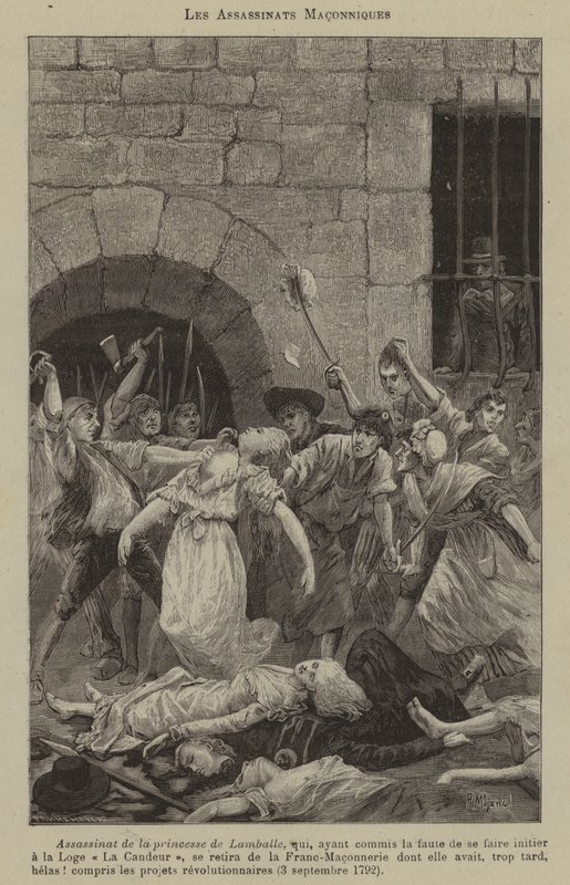 Masonic assassinations (engraving) 作者 法语学校