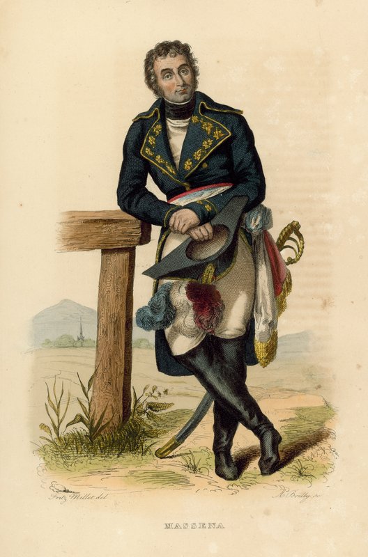 Massena (coloured engraving) 作者 法语学校