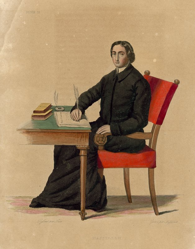 Massillon (coloured engraving) 作者 法语学校