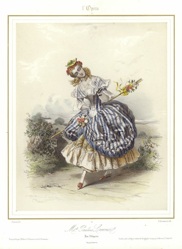 在Pas Villageois de lOpera的Pauline Leroux小姐 作者 法语学校