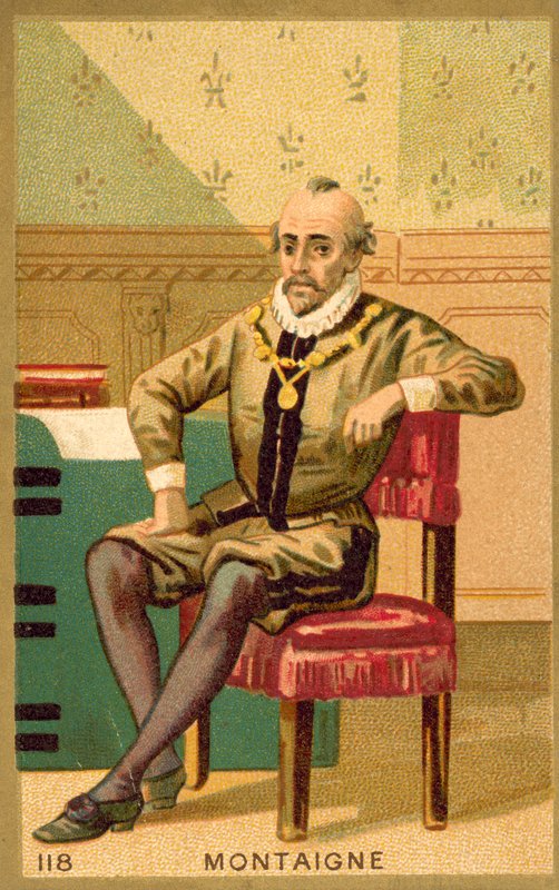 法国作家和哲学家米歇尔·德·蒙田（Michel de Montaigne） 作者 法语学校