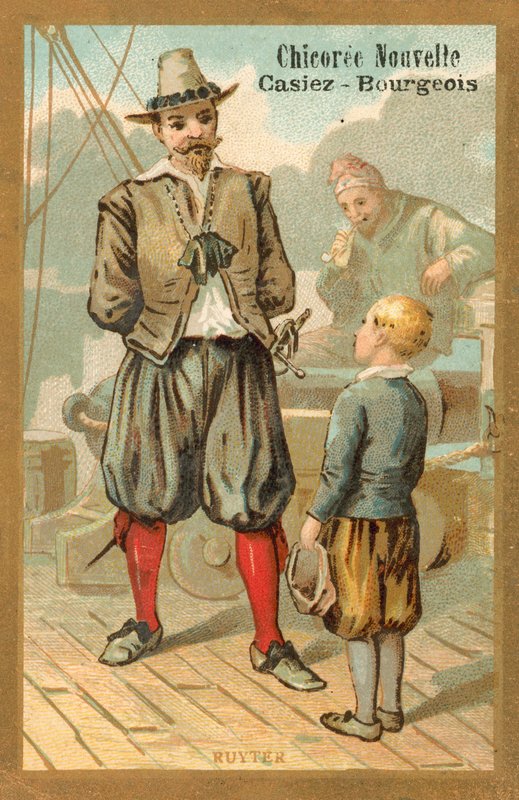 Michiel de Ruyter, Dutch admiral (chromolitho) 作者 法语学校