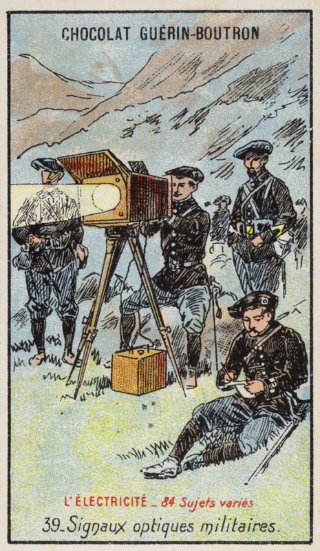 Military optical signals (chromolitho) 作者 法语学校