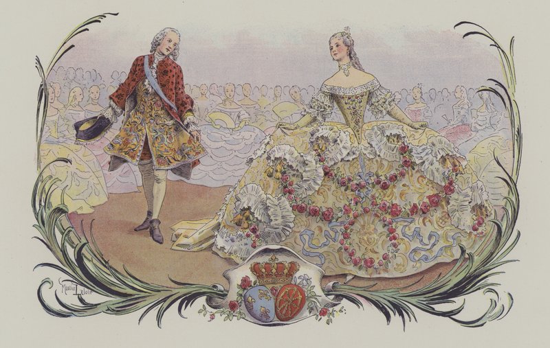 Minuet (colour litho) 作者 法语学校