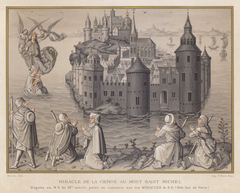 Miracle De La Vierge Au Mont Saint Michel, D