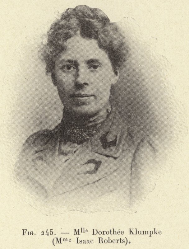 Mlle Dorothee Klumpke (Mme Isaac Roberts) (engraving) 作者 法语学校