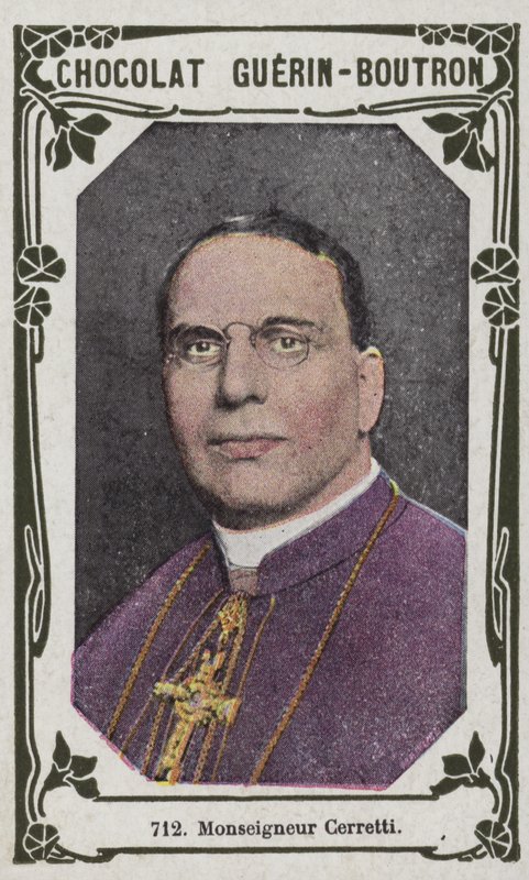 Monseigneur Cerretti（彩色照片） 作者 法语学校