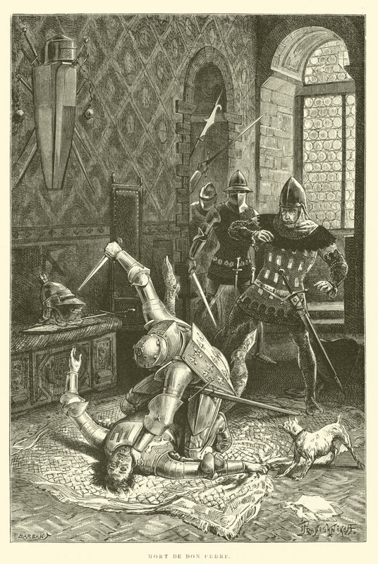 Mort de Don Pedre (engraving) 作者 法语学校
