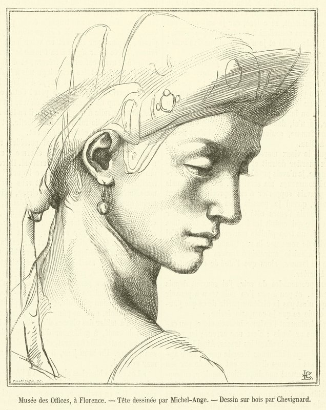办公室博物馆，佛罗伦萨（版画） 作者 法语学校