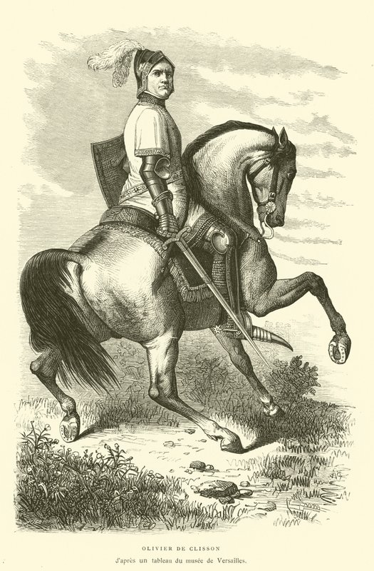 Olivier de Clisson (engraving) 作者 法语学校