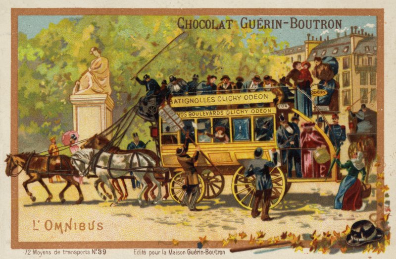 Omnibus (chromolitho) 作者 法语学校