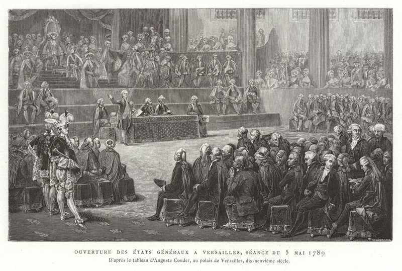 1789年5月5日凡尔赛宫遗址开幕 作者 法语学校