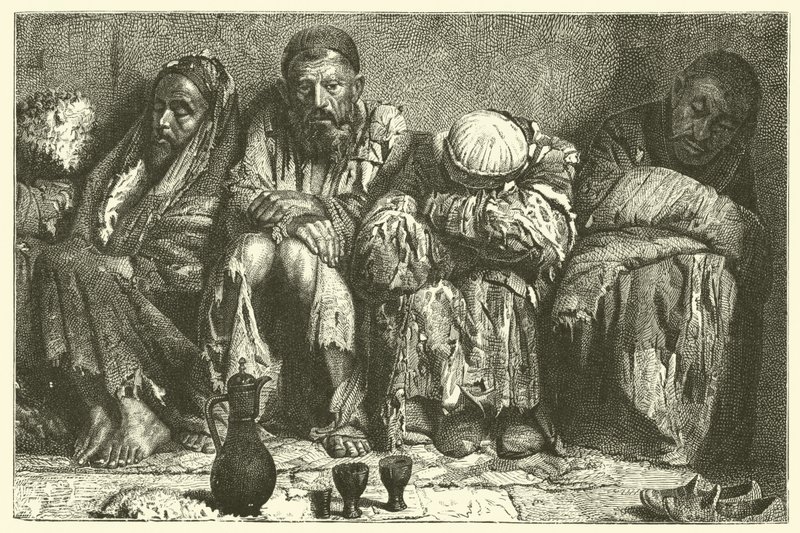 Opium addicts (engraving) 作者 法语学校