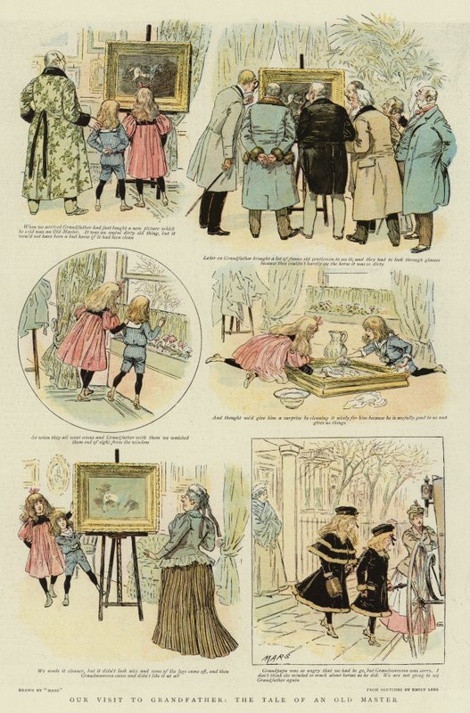 Our visit to Grandfather, the Tale of an Old Master (colour litho) 作者 法语学校