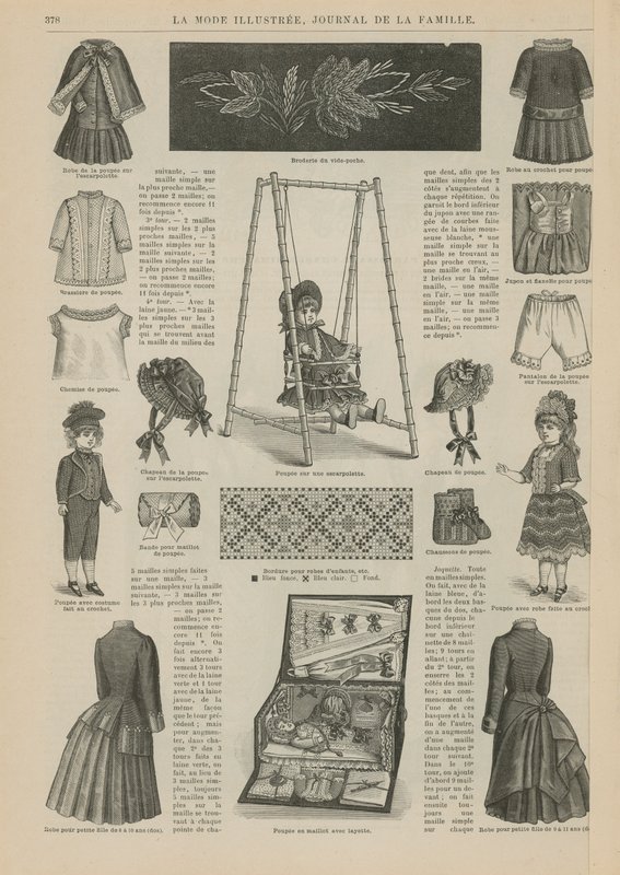 来自 La Mode Illustree 的页面 作者 法语学校
