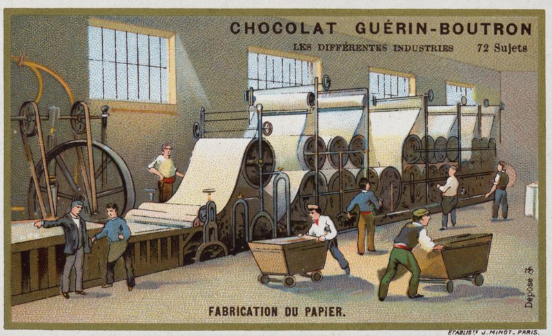 Paper manufacturing (chromolitho) 作者 法语学校