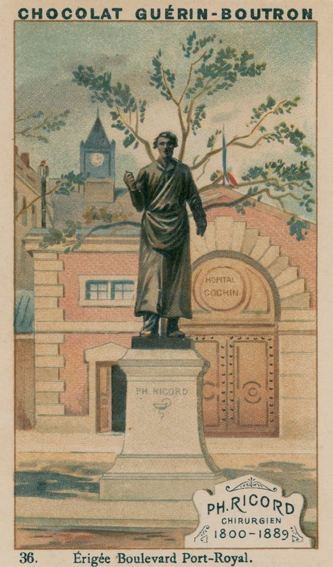 Ph Ricord，外科医生，1800-1889，Erigee Boulevard Port-Royal 作者 法语学校
